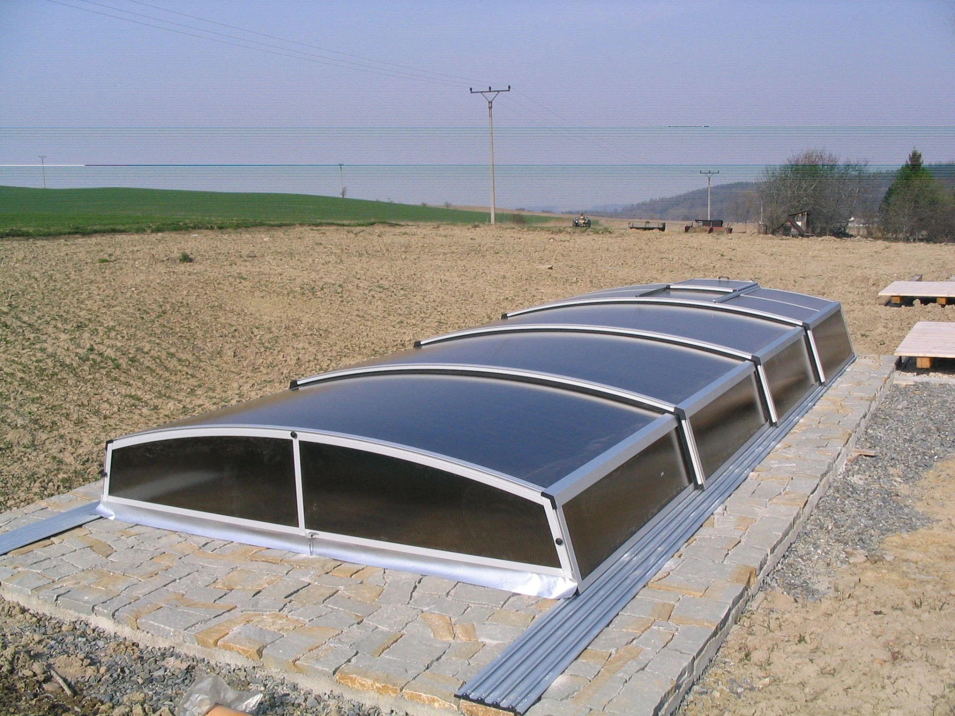 Premium LUX-jednokolajnicový- Elox Strieborný s dymovým (hnedým) PKB